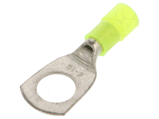 Uiteinde: buis; M10; Ø: 10,2mm; 4÷6mm2; klemmen; voor draad; vertind Uiteinde: buis; M10; Ø: 10,2mm; 4÷6mm2; klemmen; voor draad; vertind